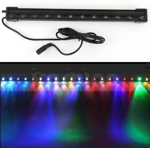 Aquarium LED met luchtgordijn RGB 31cm - OP=OP Aquarium LED met luchtgordijn RGB 31cm - OP=OP